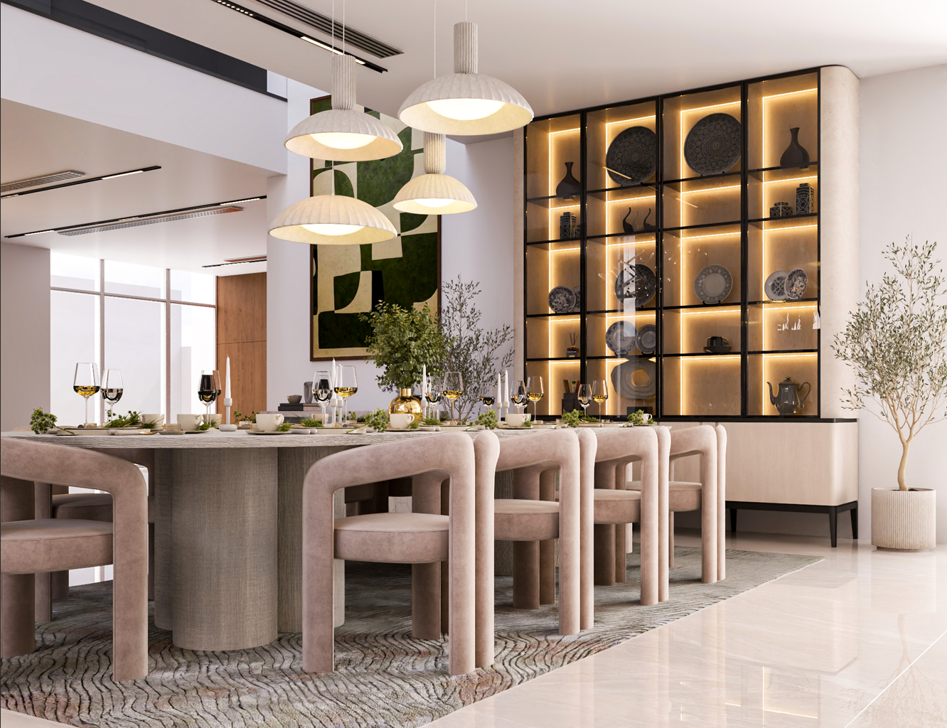 barbara brown interiors dining project